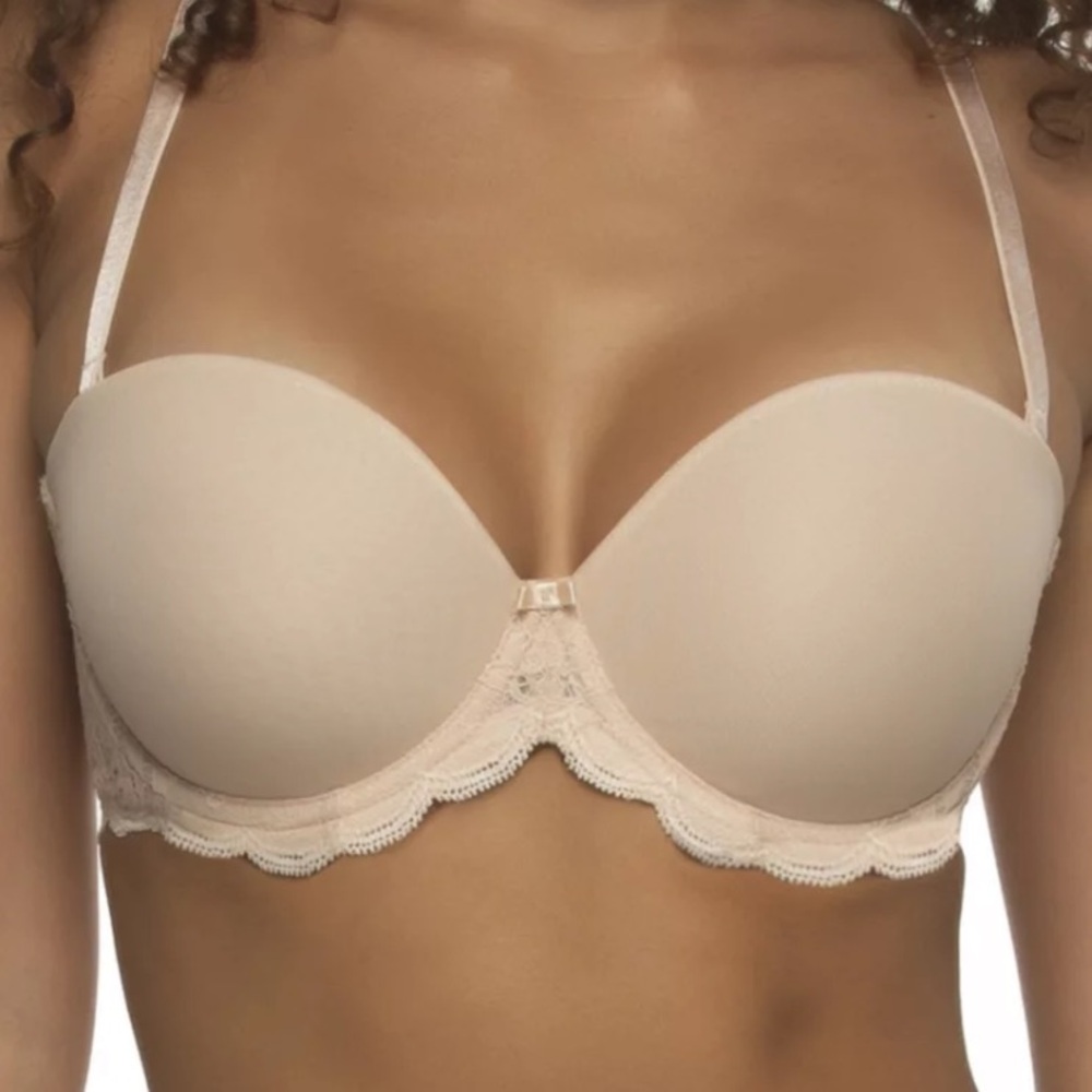 Felina Cream Lace Accent Convertible Bra